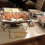 ホテル南海荘 - 2011/01　夕食（大人も子供も大好き！エビフライ）