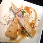 モデスティ - ランチコースの海老しんじょうの春巻き