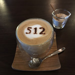 512 CAFE & GRILL - カフェラテ¥750