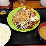 ふさや - お好み焼き定食