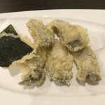 Soba Deizu - 牡蠣の天ぷら