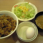 松屋 - 2011/01/20 松屋 牛めし野菜セット420円871kcal