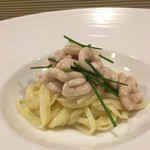 リストランテ 薫 - 白だし マダチ 柚子胡椒 タリオリーニ 冷製