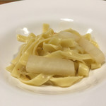 リストランテ 薫 - 蜆出汁 ポン酢 大根 タリアテッレ