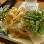 味心 すず木 - 白えびかき揚げ。