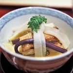 銀座 しのはら - 穴子とわらび、熊本産筍の大原木