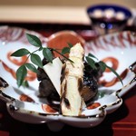 銀座 しのはら - 大分産すっぽんのつけ焼き　ホワイトアスパラガス