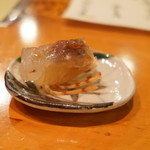 日本料理 たかむら - 秋田県産活きボタン海老 味噌