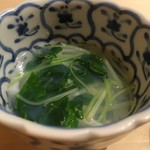 鮨 あらい - のれそれハマグリ出汁