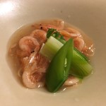 鮨 あらい - 桜海老と小芋餡かけ