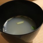 鮨 あらい - しじみ汁 