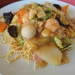 中華 太陽 - 五目揚げ焼そば