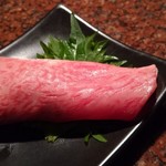 焼肉うしごろ - リブ芯雲丹巻き