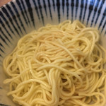 麺屋すみす - 替え玉は何故か細麺に変わる