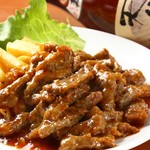 台湾料理 天興飯店 - 牛肉とポテトの黒胡椒炒め