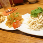 紅い扉の中華や 皆慶 - 前菜3点