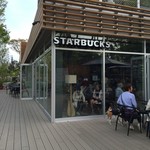 スターバックスコーヒー - ウッドデッキはわんこOK
