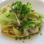 アーリア ディ タクボ - カスベと寒キャベツ、カラスミのタリオリーニ（11.1月）