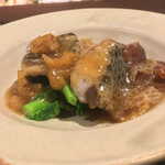 クロモリ - 菜の花と鰆のきのこあんかけ