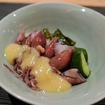 ぎをん 遠藤 - ホタルイカの酢味噌和え