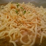 味鉄 - シメラーメン加熱中