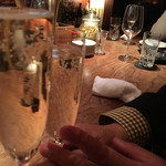 シャンパン&醤油バー フルートフルート - 本日2回目の乾杯ばい〜〜(о´∀`о)