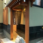 小判寿司 - 入口・招き猫＠2017/3