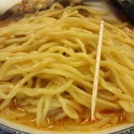 中華食堂 萬里 - 麺の太さ