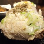 食べ門 - 半参鶏湯＆生ビール 1080円 の半参鶏湯