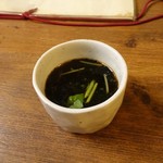 炭旬 - 〆の赤だしみそ汁