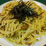 ふる里 - 納豆スパゲティー   驚きの美味さ！