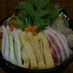 ふる里 - 名物ちゃんこ鍋  コクがあるのにアッサリ塩スープ