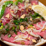 やきとん えん家 - 2017.4 試作品のローストビーフ（サービス）