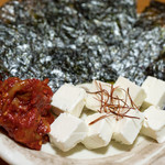 やきとん えん家 - 2017.4 クリームチーズチャンジャ（480円）