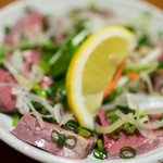 やきとん えん家 - 2017.4 肉刺しハツ（380円）