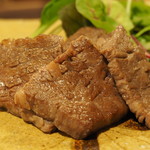 牛焼き玉葱のソースで