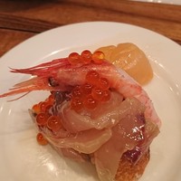 炉端イタリアン ICORIBI 堂島 - おすすめの海鮮ブルスケッタ
