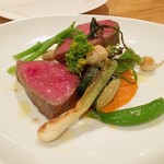 ラカンデラ - 牛ランプ肉のタリアータ