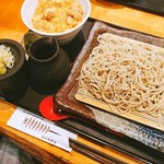 国分寺そば - ミニ親子丼￥７００、せいろ￥６５０✴✴