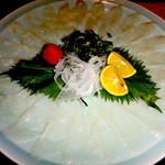 とらふぐ亭 - これこれ！「フグ刺し」