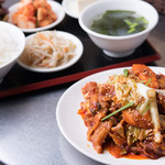 韓国亭豚や - 豚肉と野菜炒め定食