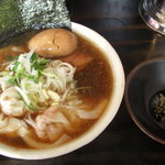 ラーメン 百舌鳥 - 雲呑麺＋味玉