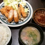 とんかつ 濵かつ - 奥様定番「バラエティ＋とん汁変更」