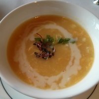 ヘイフンテラス - ハタと二種のとうもろこし入りスープ