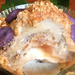 いちょうの木 - キャラメルりんご+紫芋玉 1100円 の断面