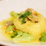 AURELIO - ロマネスコのスフォルマート 　アサリとエシャロットソース @1,000円