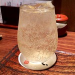 鳥茂 - シングルモルト余市炭酸割 \1200