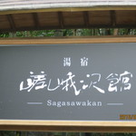 嵯峨沢館 - 看板