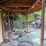 嵯峨沢館 - 露天風呂２