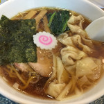 手打麺 笑くぼ - 雲呑麺(800円)